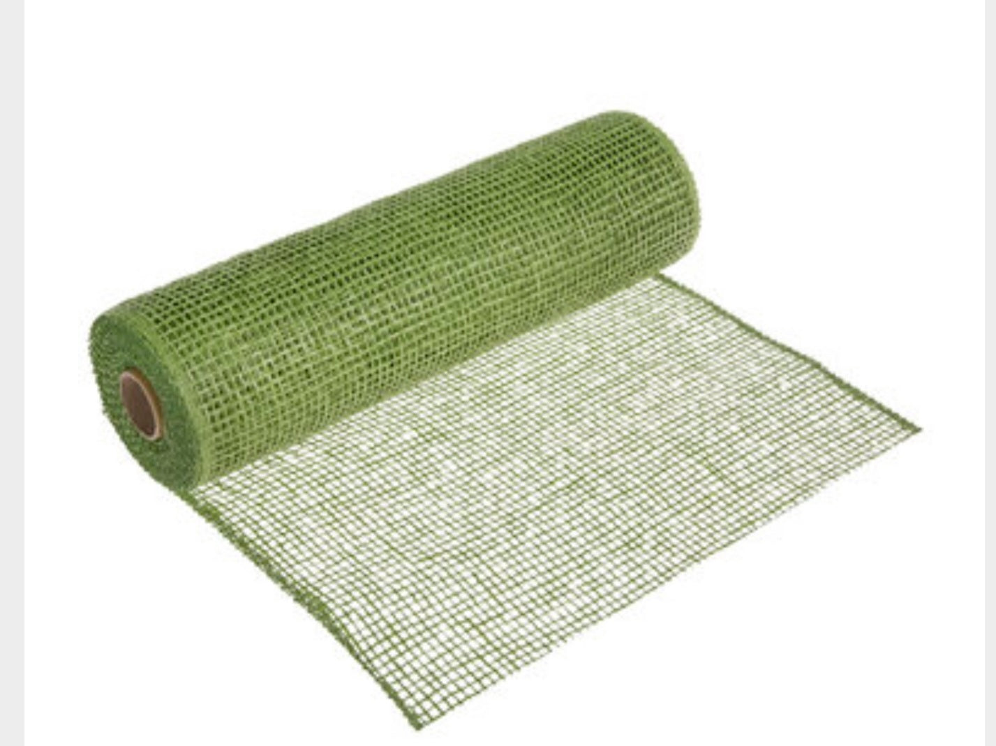 10' Green Soft Deco Mesh