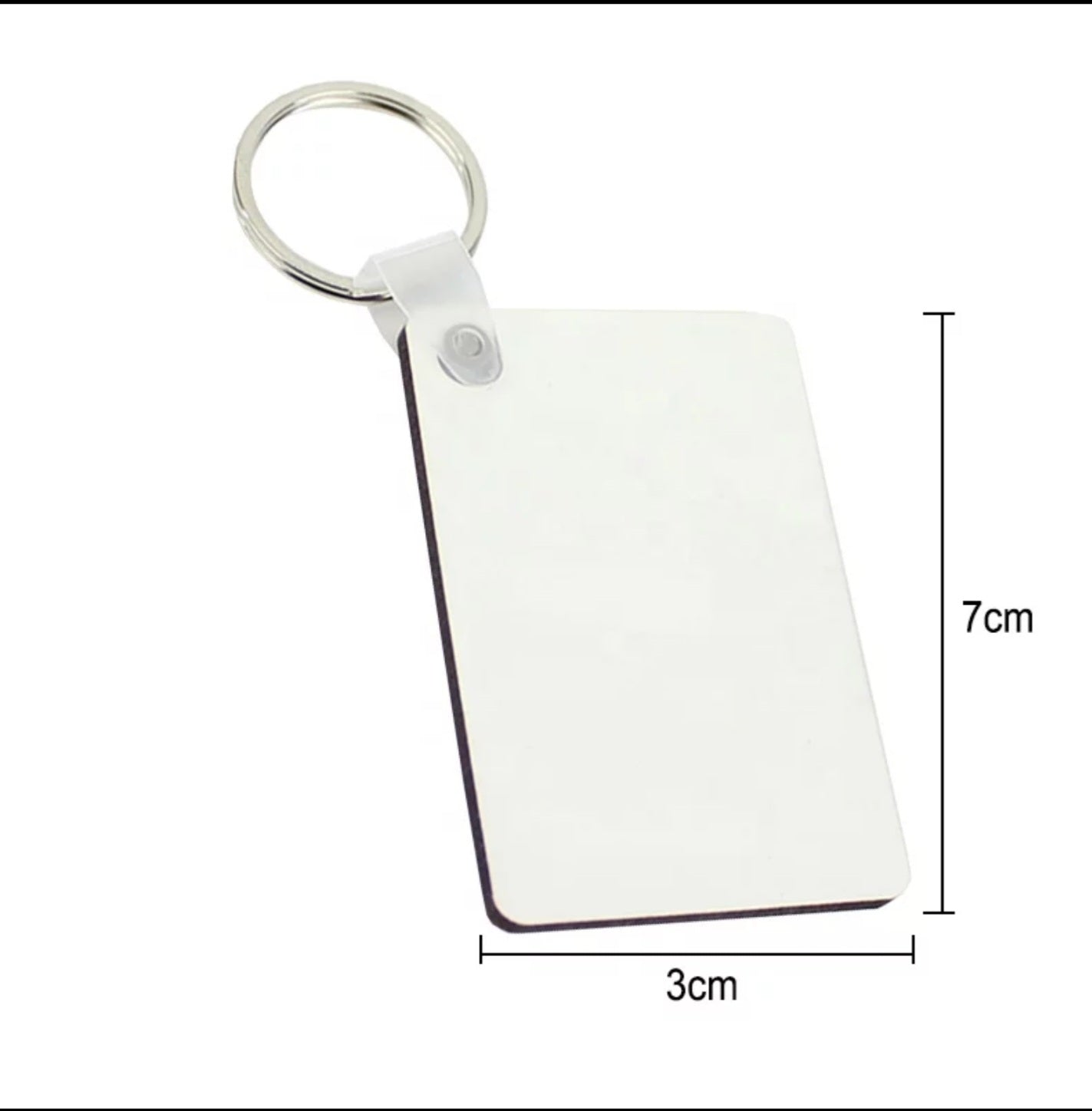 Sublimation Rectangle Keychain