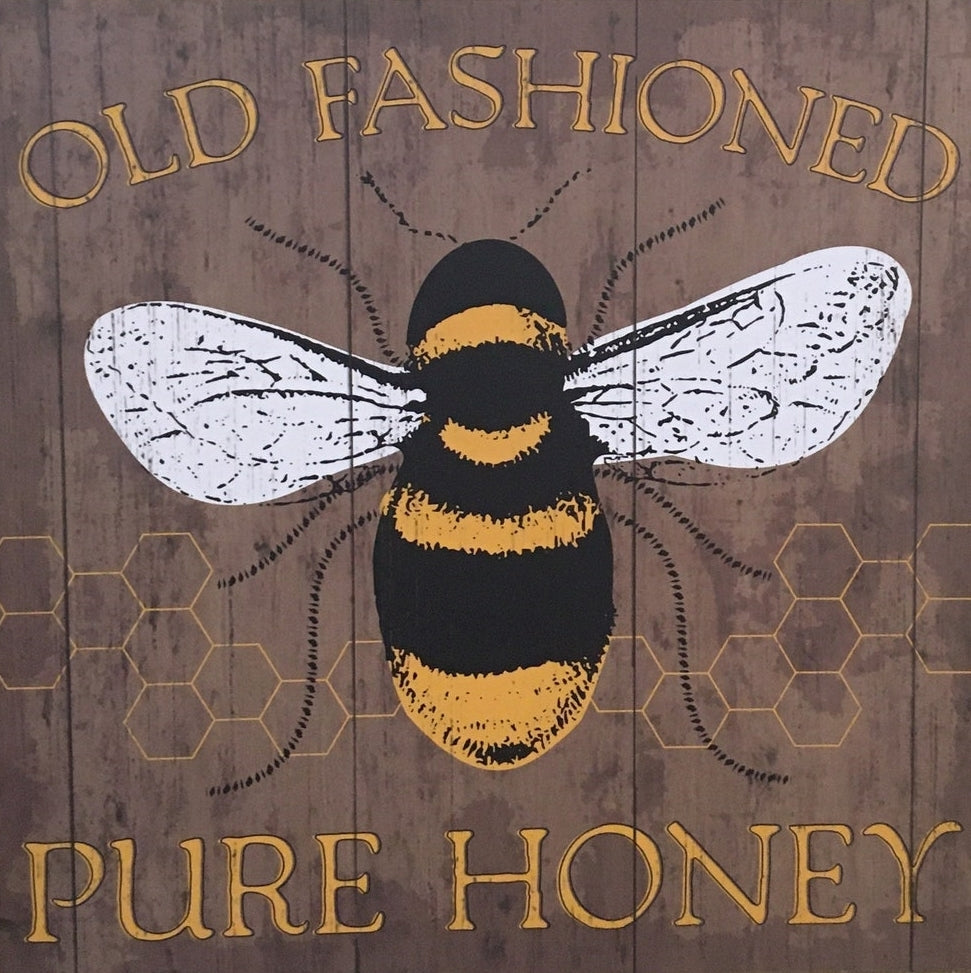 10' Honey Bee Wooden Sign