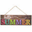 15" Wooden Hello Summer Sign