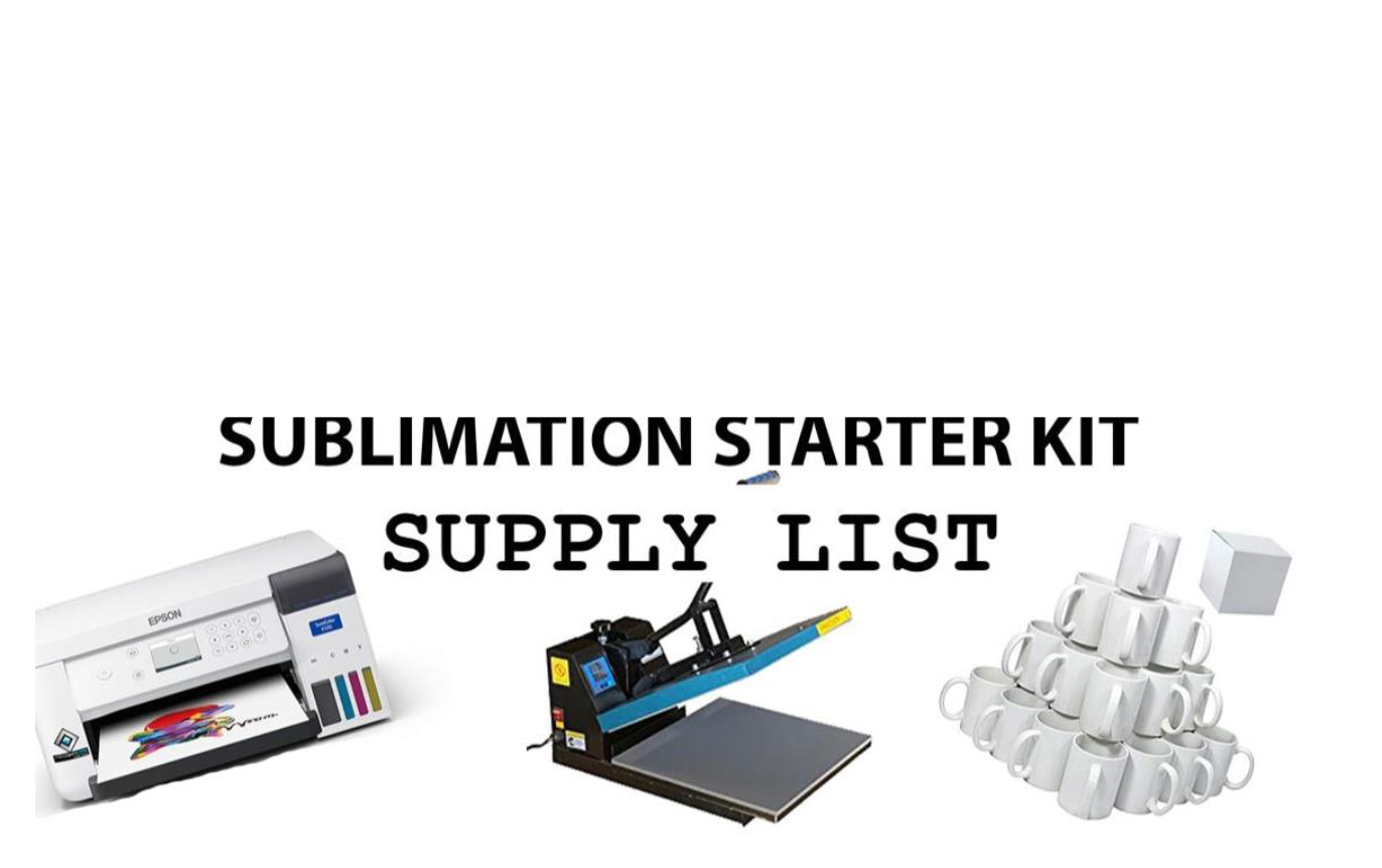 Sublimation Supply List