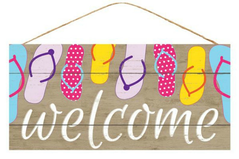 12' Wooden Welcome Sign